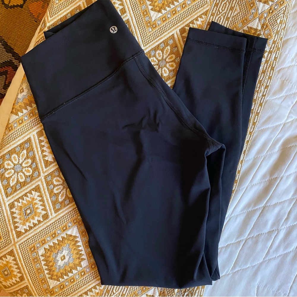 Lululemon Wunder Train High Rose Legging - Black 10